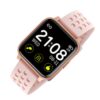 Stylové unisex chytre hodinky (smartwatch) Rubicon, růžové hodinky