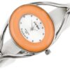 Elegantní dámské hodinky Gino Rossi, oranžové hodinky