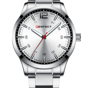 Stříbrné pánské elegantní hodinky na léto 2023 a krabička na hodinky zdarma - prodej hodinek