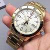 Pánské elegantní hodinky Casio zlaté + krabička na hodinky a doprava zdarma